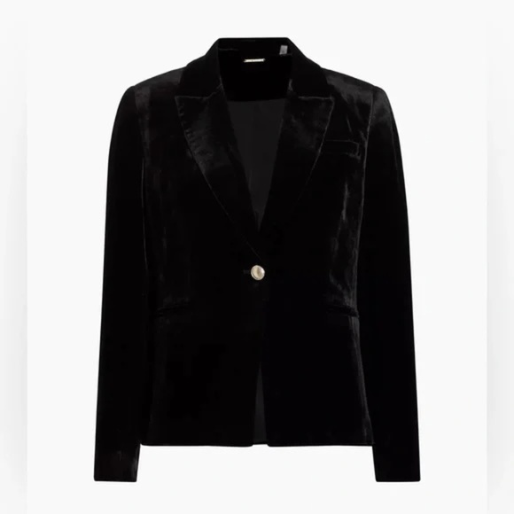 Elie Tahari Velvet Blazer | Size 2 - Picture 2 of 6